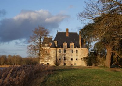 le chateau depuis le parc XVIe XVIIe Copier